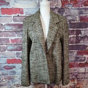 Linda Allard For Ellen Tracy Tweed Blazer